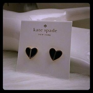 Kate spade Jewelry - Kate spade spades heart Earrings Kate spade Jewelry - Kate spade spades heart Earrings